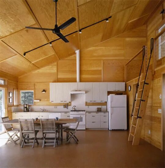 Потолок на даче варианты отделки Hood Canal Cabin Plywood walls, Plywood wall paneling, Plywood ceiling