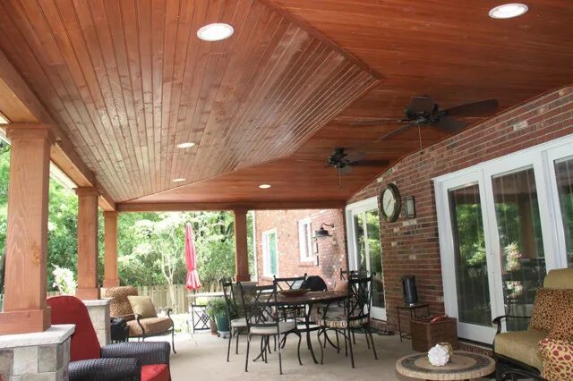 Потолок на террасе фото варианты 10+ Ceiling Covered Patio Lighting Ideas