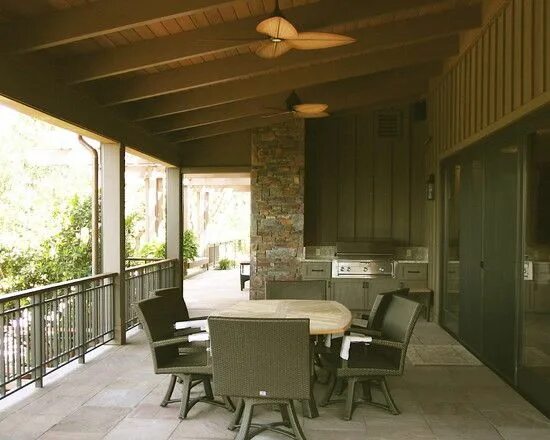 Потолок на террасе фото варианты отделки roof, bbq, floor Porch design, Small balcony design, Rustic porch