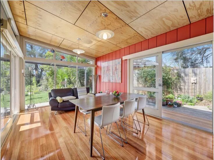 Потолок на террасе фото варианты отделки Plywood ceiling (I wouldn't do timber floor - or would whitewash timber floor) P