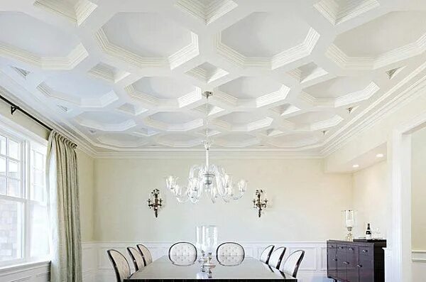 Потолок оформление идеи фото Design Trend Spotlight: The Honeycomb Pattern Minimalist bedroom decor, Ceiling 