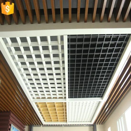 Потолок решетка фото China Aluminum Lattice Ceiling with Aluminum Building Materials, wholesale Metal