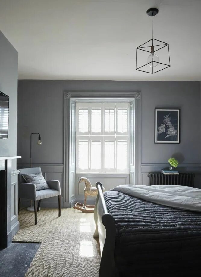 Потолок серого цвета в интерьере 20 grey bedroom ideas from deep dramatic charcoals to calming light shades Bedro