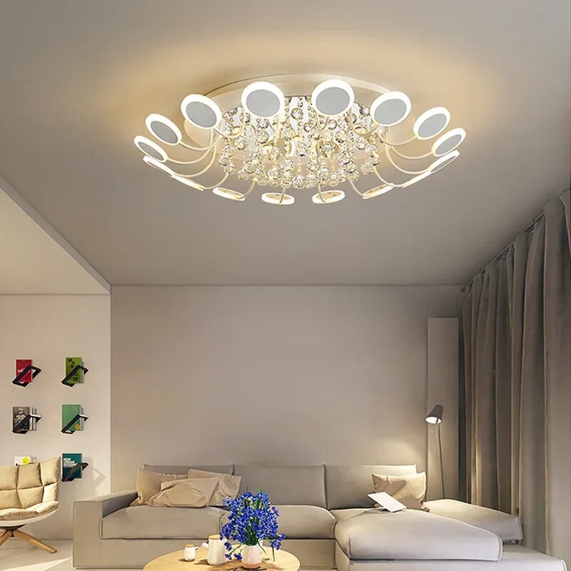 Потолок со светильниками и люстрой фото nordic hallway lamp LED ceiling lamp Ceiling Lamp Fixtures Living Room lighting 