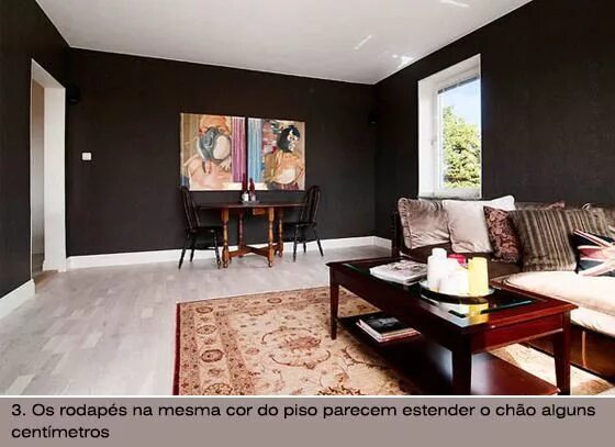 Потолок темнее стен в интерьере Combinar- Parede- e- Piso- 1 Canto do quarto, Decoração de casa, Home