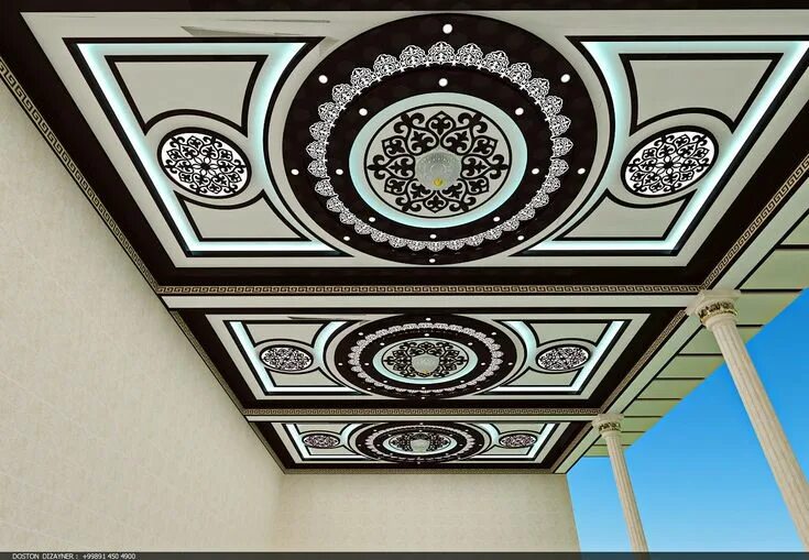 Потолок узбекский фото ИДЕИ ВАШЕГО ДОМА - СЕКРЕТЫ ДИЗАЙНА - Потолки! OK.RU Pattern art, Pvc ceiling, Wa