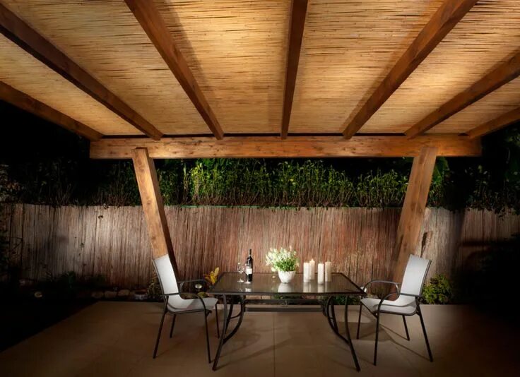 Потолок в беседке своими руками Angled Pergola Outdoor shade, Pergola, Patio