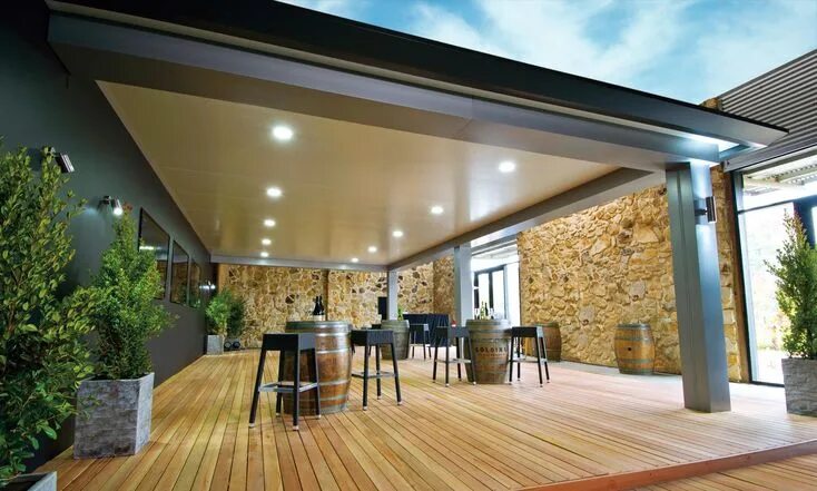 Потолок в беседке варианты Pavilion - Outdoor Living Patio by Stratco - Architectural D Outdoor patio in 20