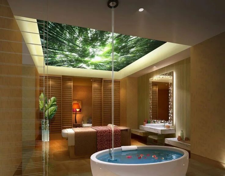 Потолок в ванной комнате дизайн интерьера Luxury Spa Spa rooms, Spa interior design, Spa interior