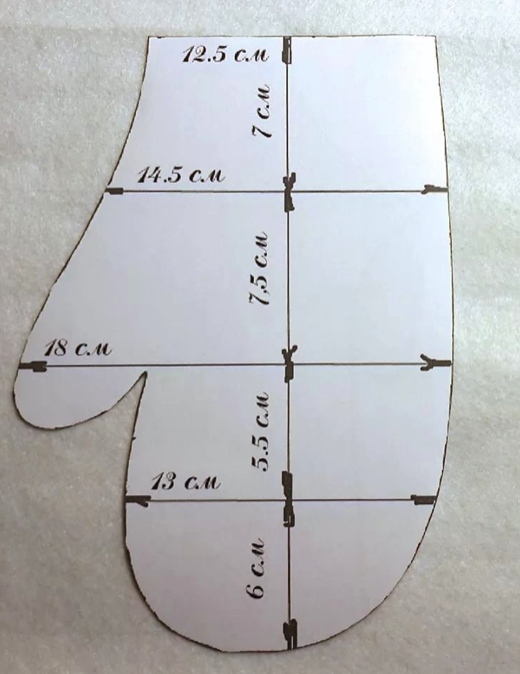 Потыкова выкройки Как сшить варежки Деда Мороза, из чего, выкройка варежек Деда Мороза, МК?