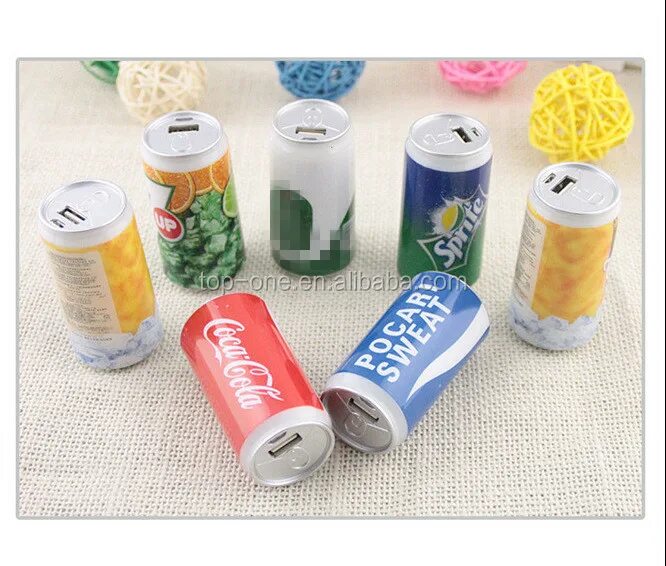 Повер банки фото Portable Can Shape Power Bank 10400mah Bottle Beer Smart Universal Can Power Ban