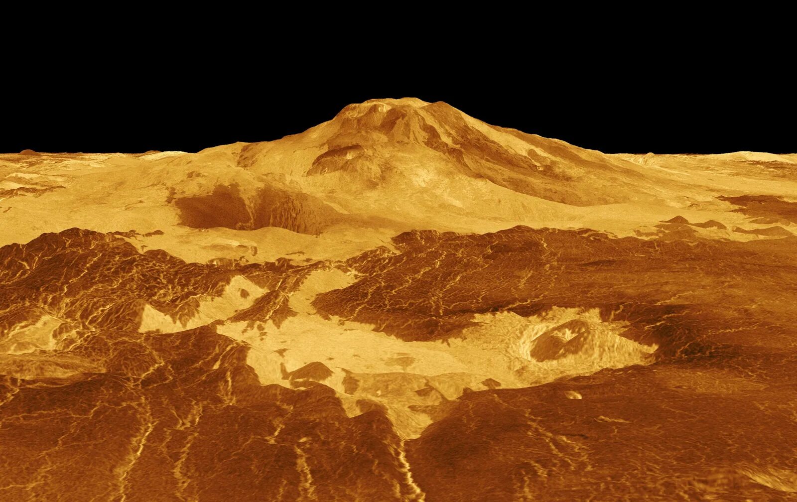 Поверхность венеры фото высокого разрешения На Венере обнаружен действующий вулкан * Владислав Стрекопытов * Новости науки н