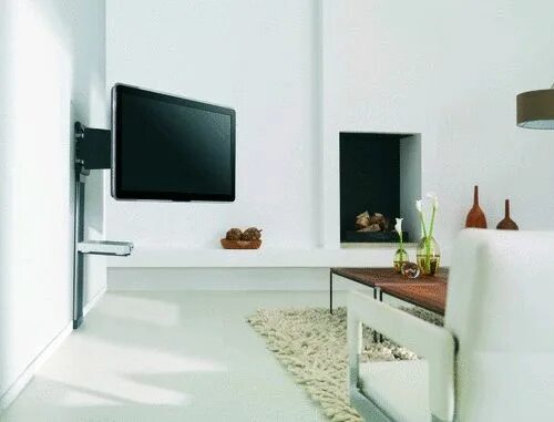 Повесить телевизор на стену фото Obrazek Swivel tv mount, Swivel tv, Mounted tv