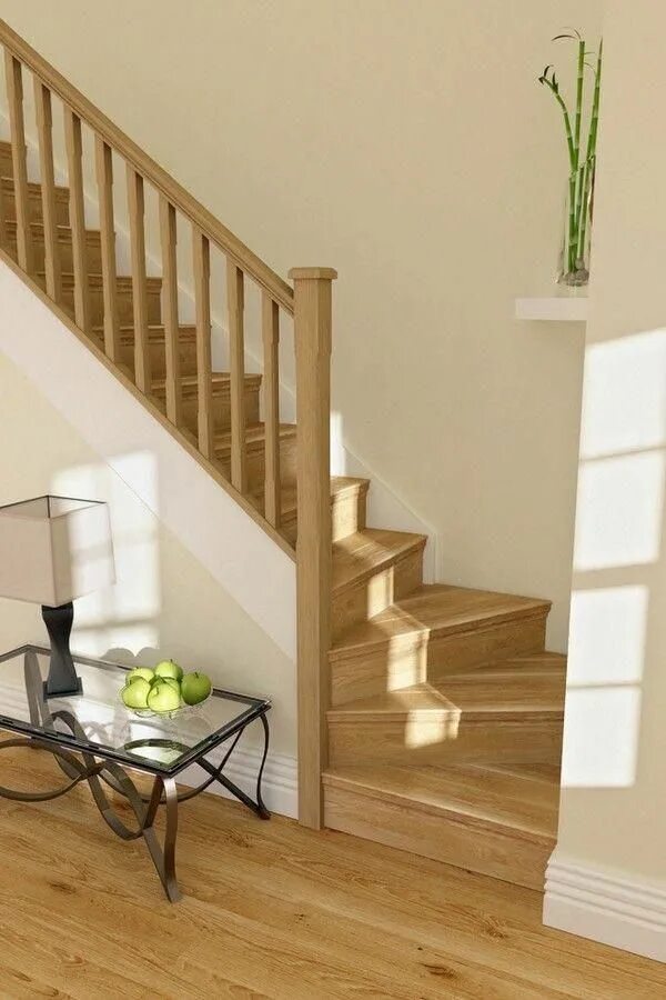 Поворотные лестницы в доме фото house entry oak staircase light color shade interior staircase designs #banister