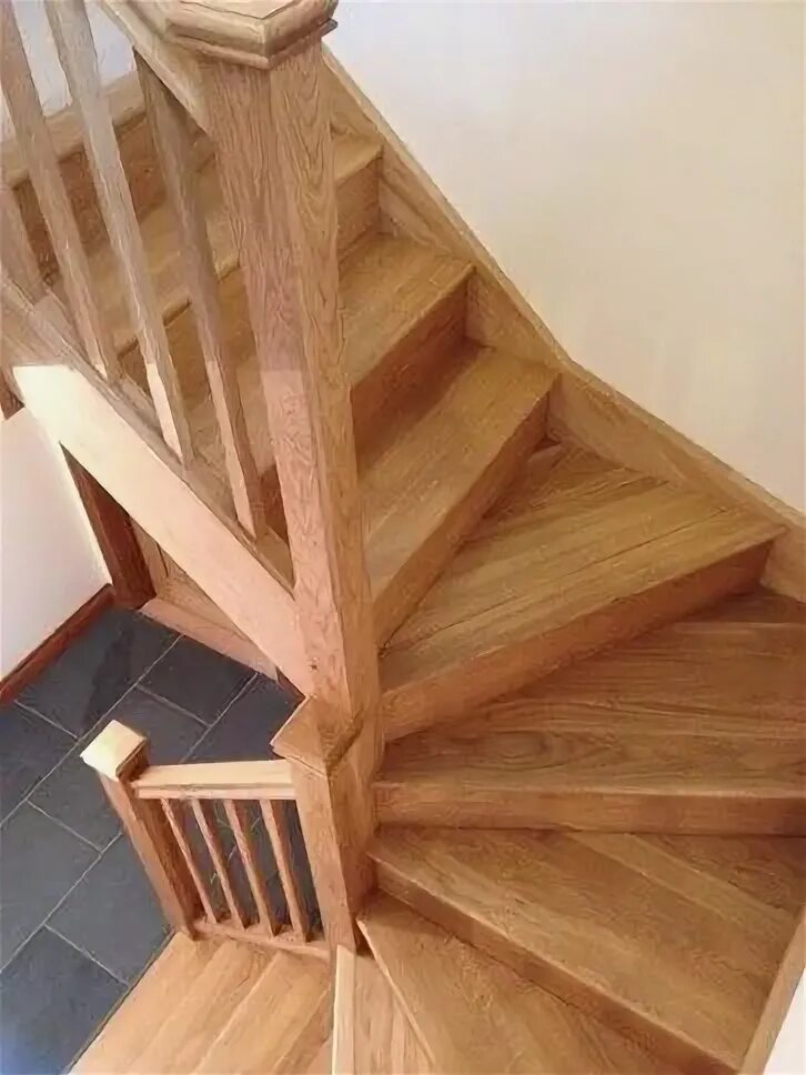 Поворотные ступени лестницы фото Image result for double winder stair construction Winder stairs, Oak stairs, Sta