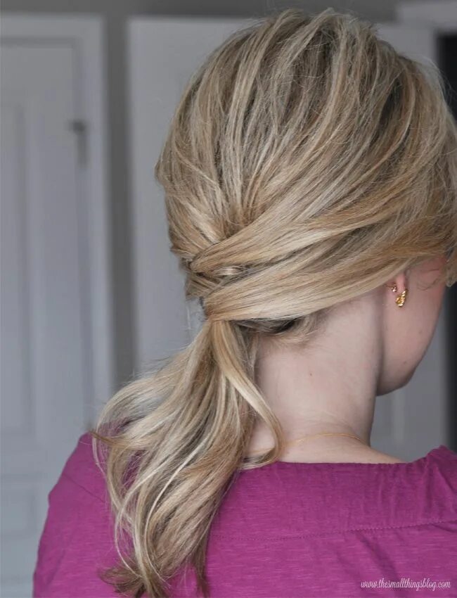 Повседневная прическа фото The Small Things Blog: Not Just a Ponytail Hair lengths, Hair and makeup tips, H