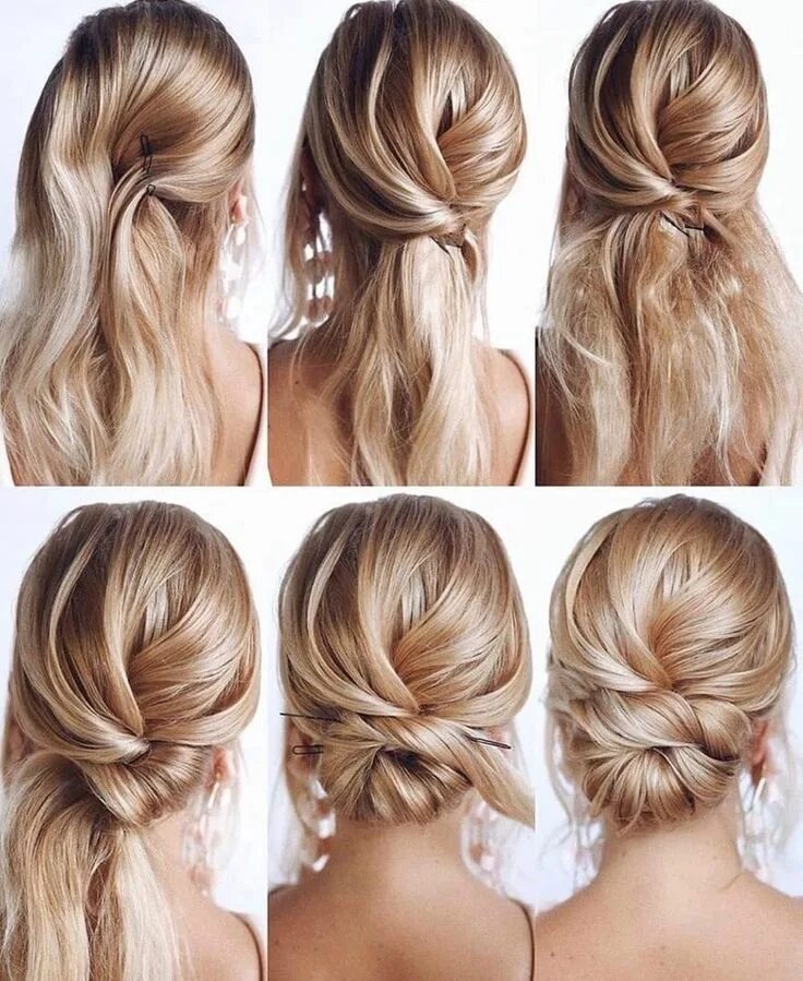 Повседневная прическа на длинные Любимый Дизайн - Разное OK.RU Easy homecoming hairstyles, Wedding hairstyles tut