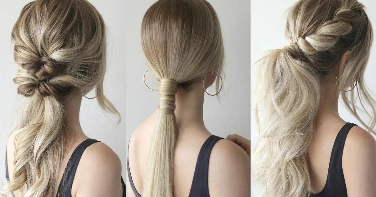 Повседневная прическа на длинные Ženstvene frizure koje je jednostavno napraviti 24sata Elegant ponytail, Ponytai