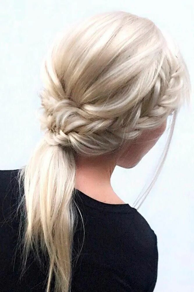 Повседневная прическа на длинные Pin on Blondes Braids for long hair, Long hair wedding styles, Trendy hairstyles