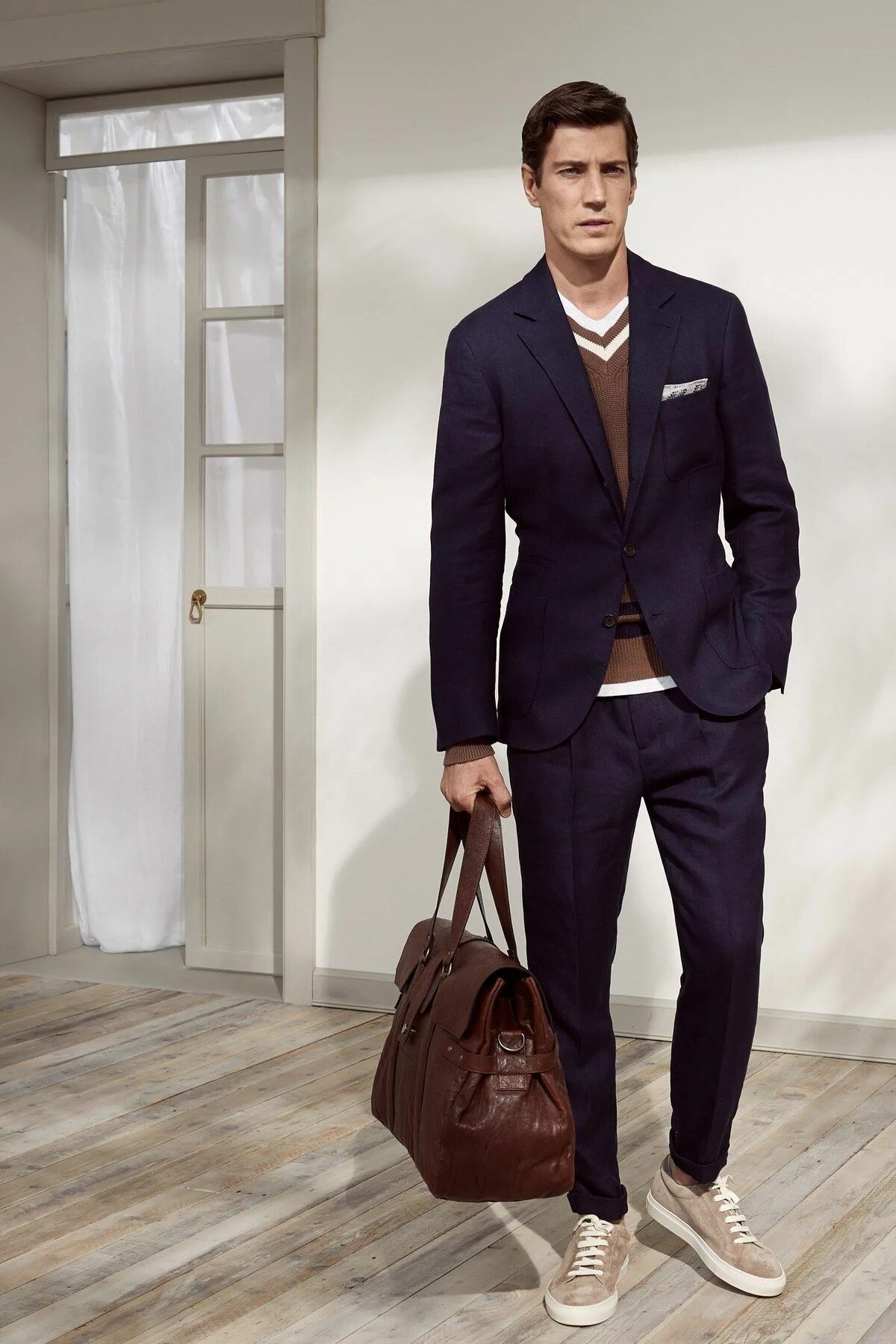 Повседневно деловой стиль одежды мужской Brunello Cucinelli Spring 2019 Menswear collection Mens winter fashion, Mens fas