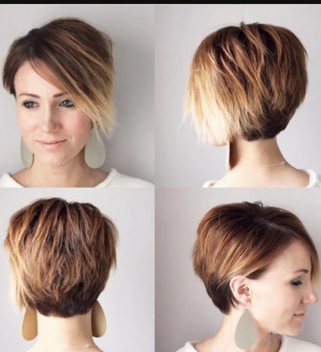 Повседневные короткие стрижки фото Стрижка Long face hairstyles, Short hair styles, Short hair haircuts