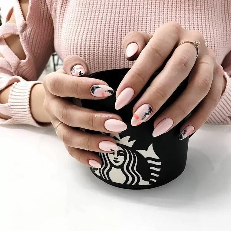 Повседневные маникюр красивый Untitled Nails art girl polish cute makeUp Gel nails, Manicure, Beautiful nails