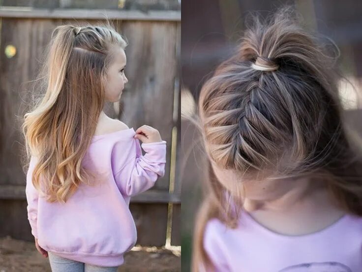 Повседневные прически для девочек Half Up Hairstyles Toddler hairstyles girl, Girl hair dos, Little girl hairstyle