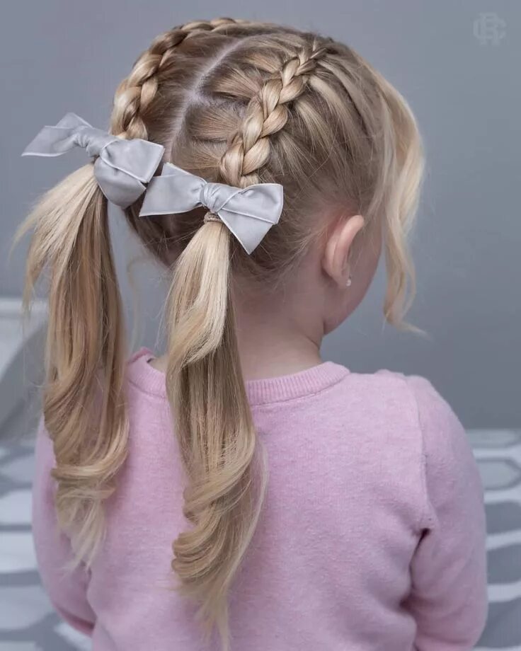 Повседневные прически для девочек 160 Braids Hairstyle Ideas for Little Kids Toddler hair, Kids hairstyles girls, 