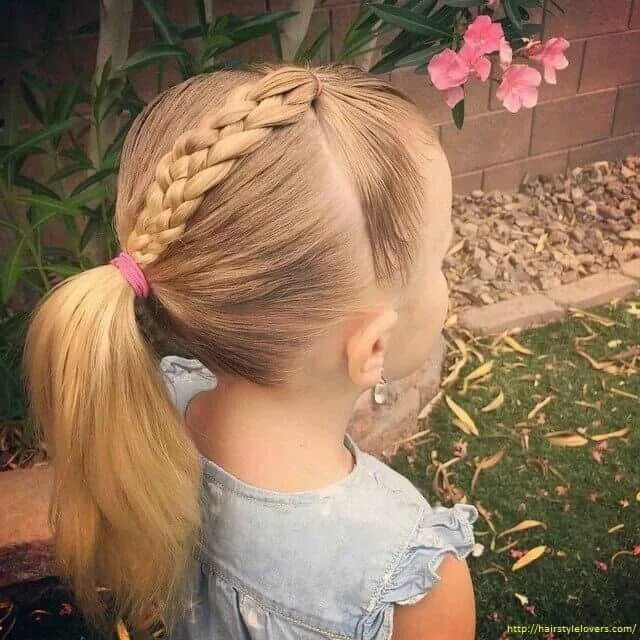 Повседневные прически для девочек Pin by Marianela Cespedes on Peinados Isabella Baby hairstyles, Kids hairstyles,