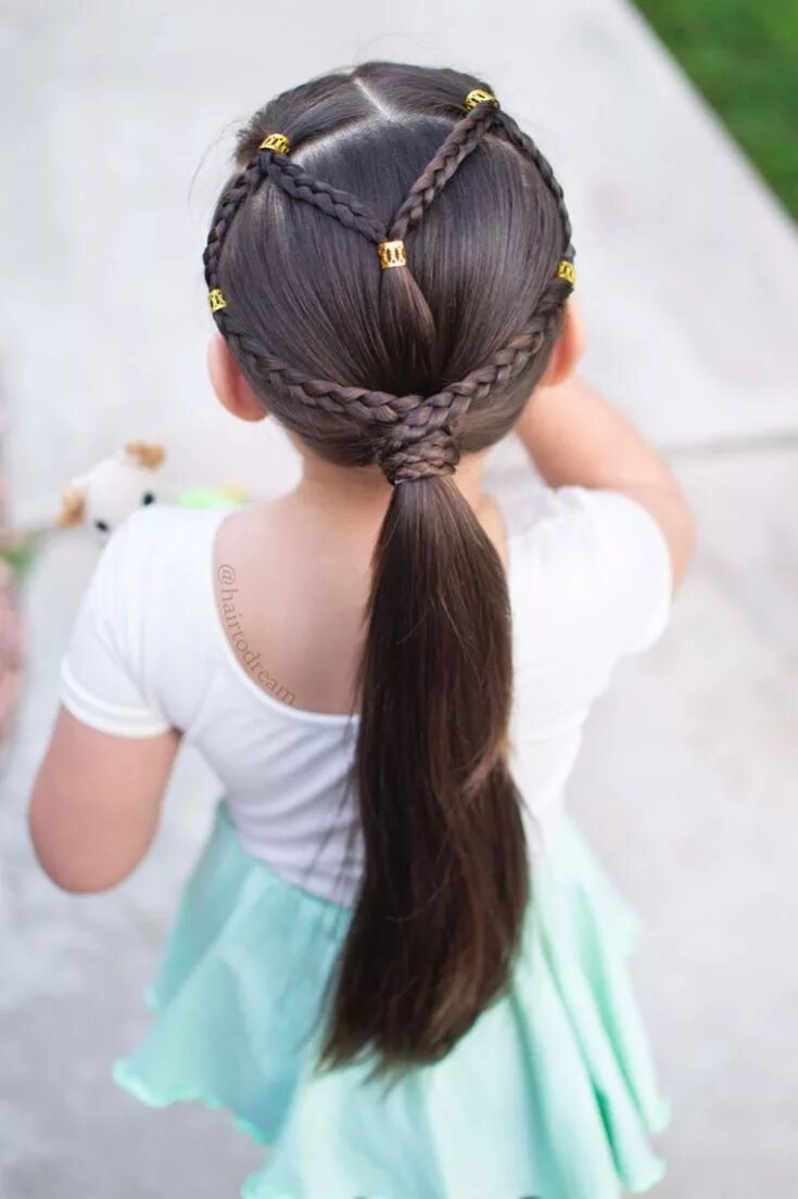 Повседневные прически для девочек Pin em Hairstyles For School