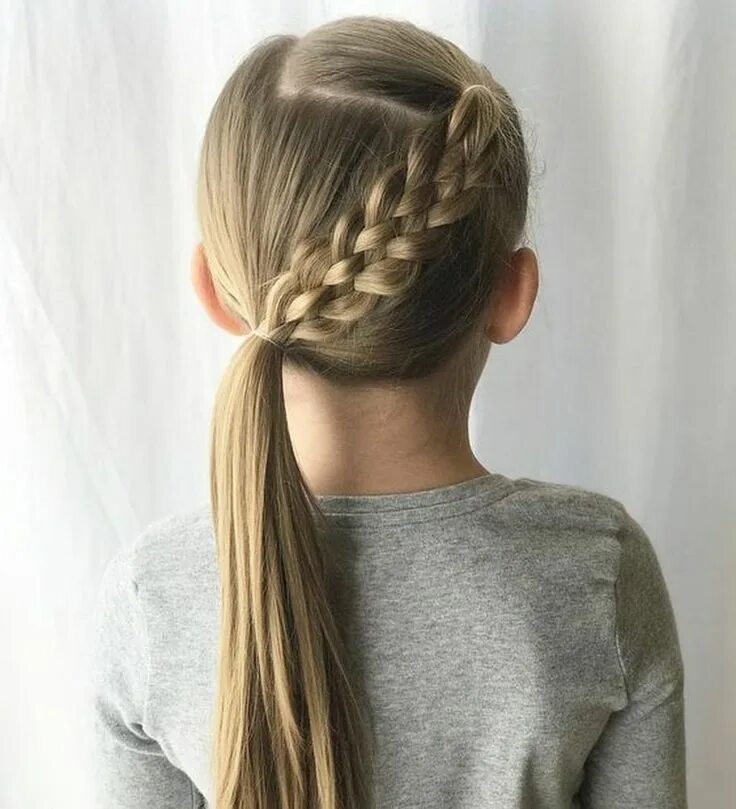 Повседневные прически для девочек в школу Amazon.fr : Produit Pour Cheveux Crepus Ponytail hairstyles easy, Braided ponyta