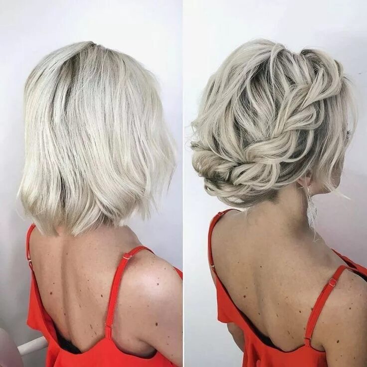 Pin on Beauty Cute hairstyles for short hair, Braids for short hair, Short hair 