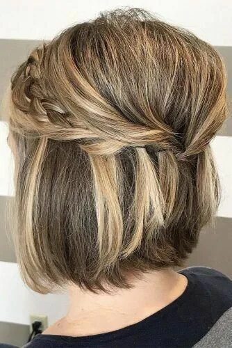 Повседневные прически на короткие волосы Wedding Updos For Short Hair 2024 Guide: 50+ Best Looks Short hair lengths, Shor