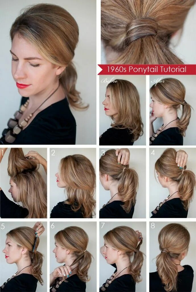 Повседневные прически на средние тонкие волосы Romantic Low Pony Ponytail hairstyles easy, Hair romance, Diy ponytail hairstyle