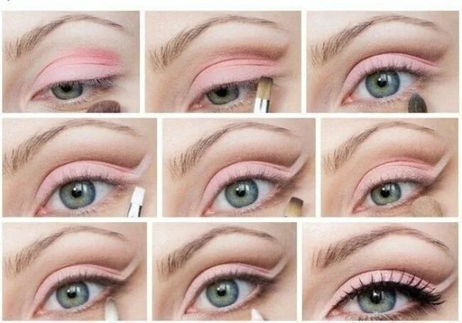 Повседневный макияж 50 пошагово Inspiration. Creativity. Wonder. Eye makeup pictures, Makeup for green eyes, Eye