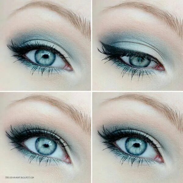 Повседневный макияж для голубых глаз Pin by Joie Bunt on Makeup Blue eye makeup, Blue makeup, Eye makeup