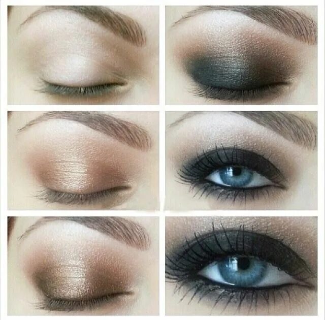 Повседневный макияж для голубых глаз пошагово MakeupLoversUnite Eye makeup, Photo makeup, Makeup