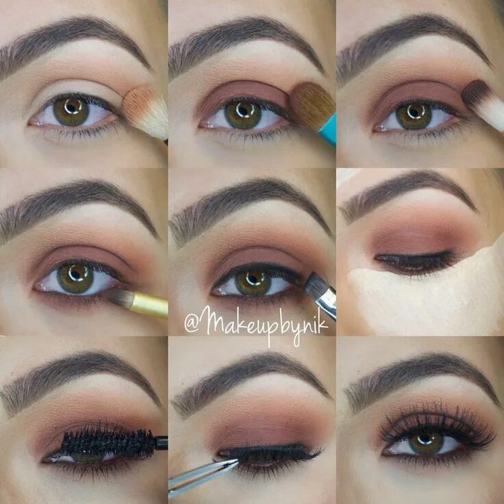 Повседневный макияж для карих глаз пошагово Eye makeup, Eye makeup tips, Trendy makeup