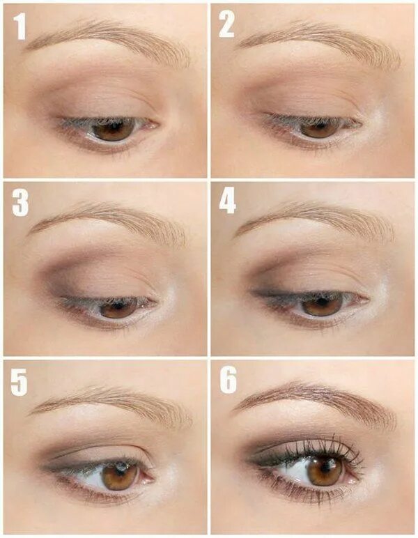 Повседневный макияж для нависшего века пошагово Pin on Makeup-Tricks Eye makeup, Eye makeup tutorial, Eye makeup tips