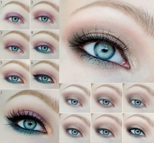 Повседневный макияж для серых глаз Light makeup for blue eyes and blond hair Анастасия ВКонтакте