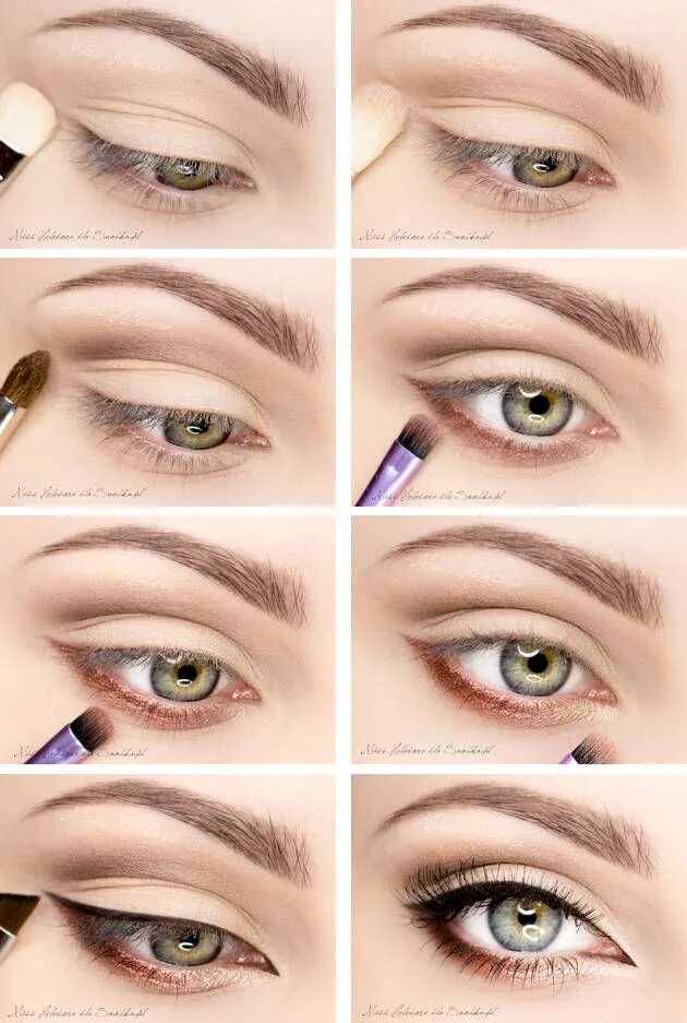 Повседневный макияж для зеленых глаз Makijaż dzienny jesienny Maquiagem olhos, Coisas de maquiagem, Tutorial de maqui