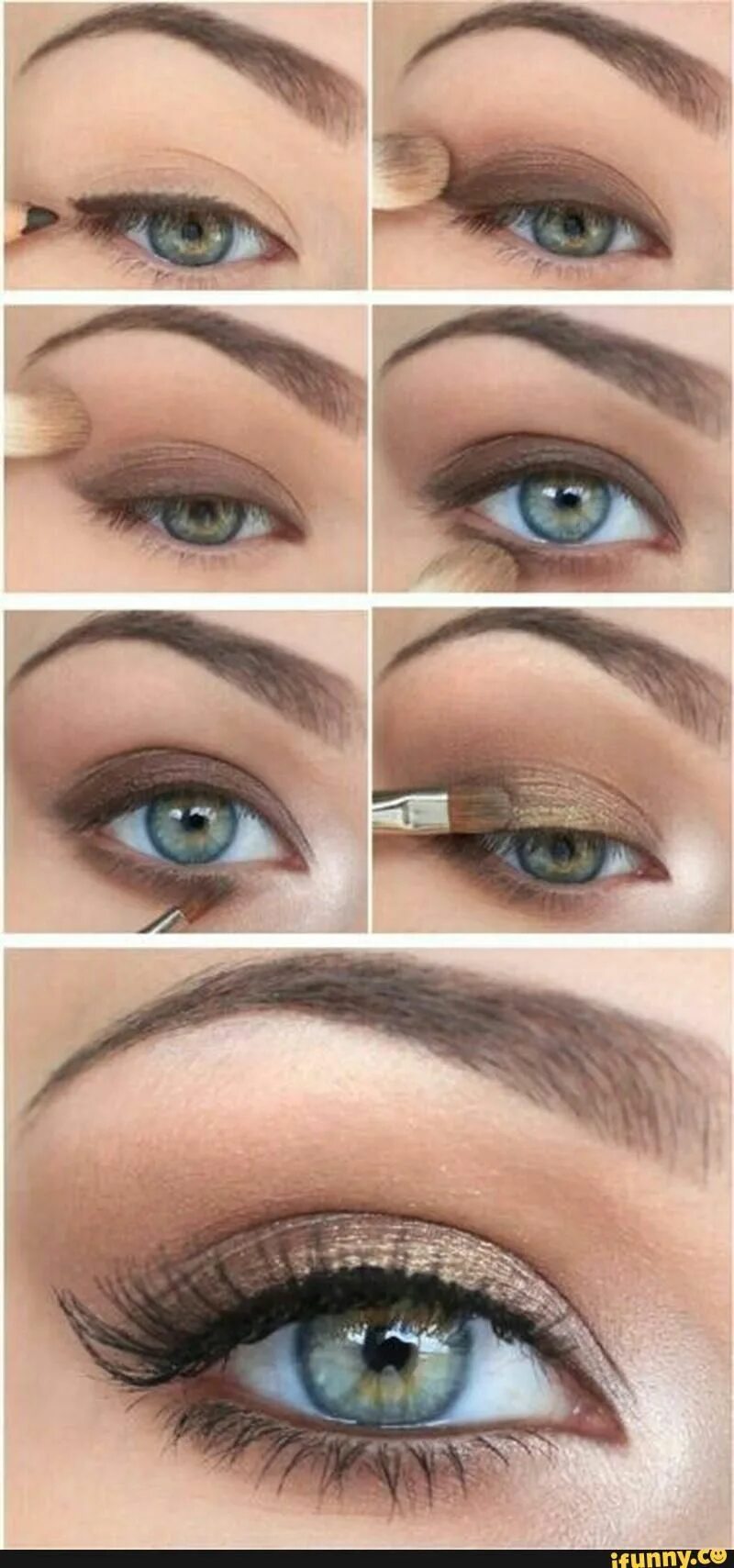 Повседневный макияж глаз Picture memes 8AZR8UyE4 by QueenCute_2016 - iFunny Natural eye makeup tutorial, 