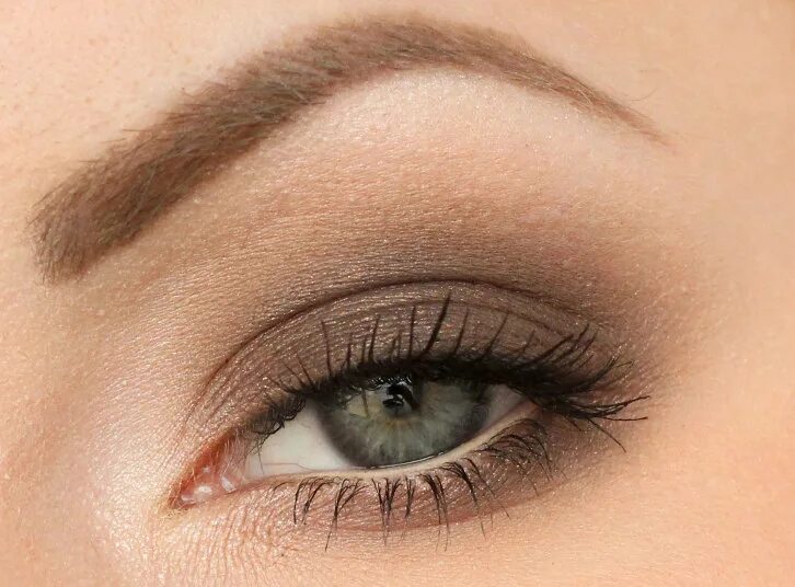 Повседневный макияж глаз Brown smokey eye Imakeyousmile.se