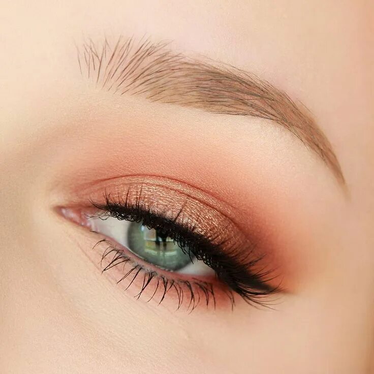 Повседневный макияж глаз Gorgeous copper eye makeup look Peach makeup, Makeup geek, Eye makeup