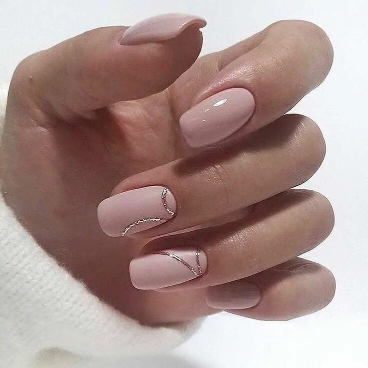 Повседневный маникюр фото Pin by Vellaria Morniene on Маникюр Classy nail designs, Pretty nails, Nail desi