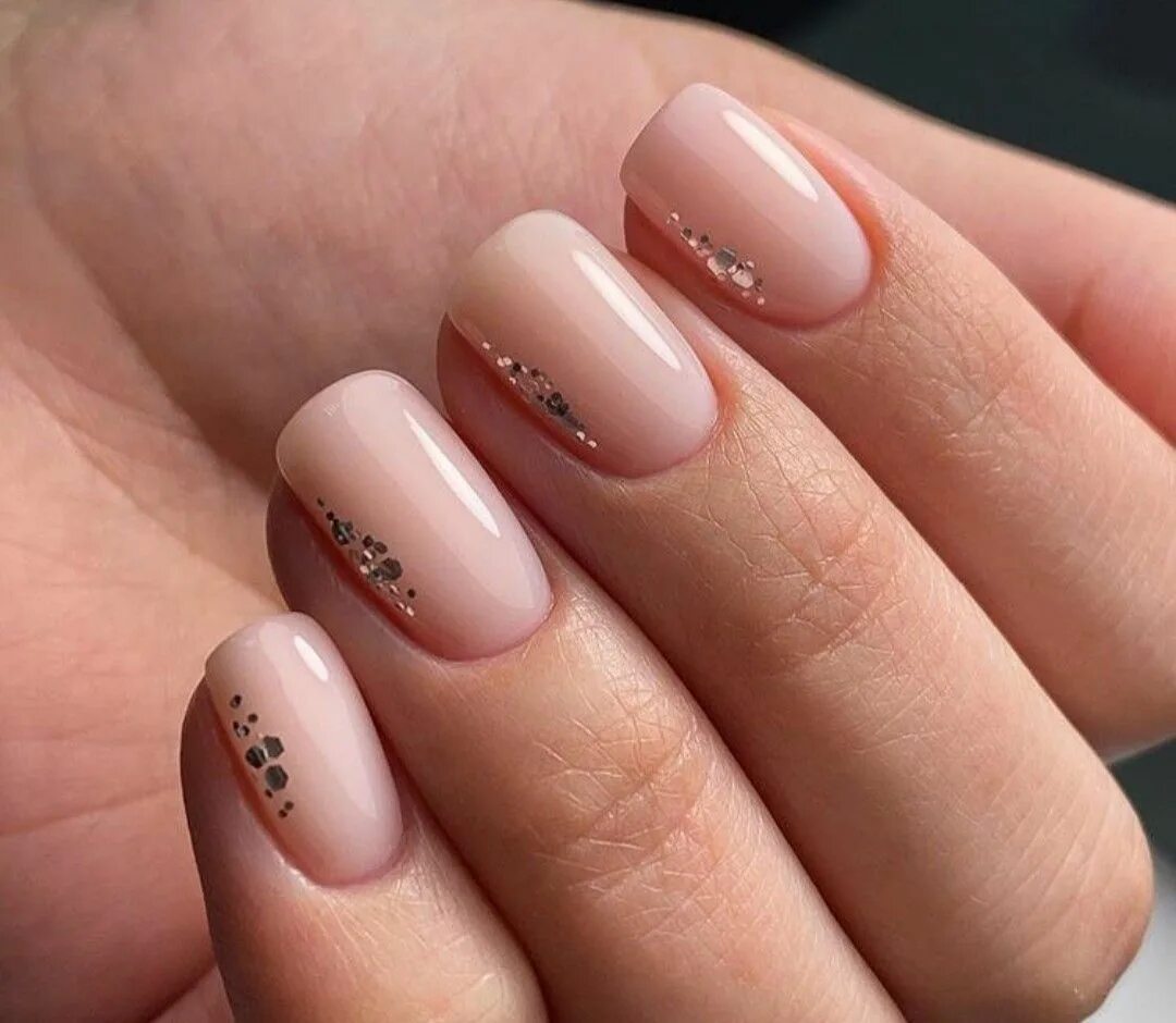 Повседневный маникюр фото Pin on nails Gel nails, Neutral nails, Nude nails