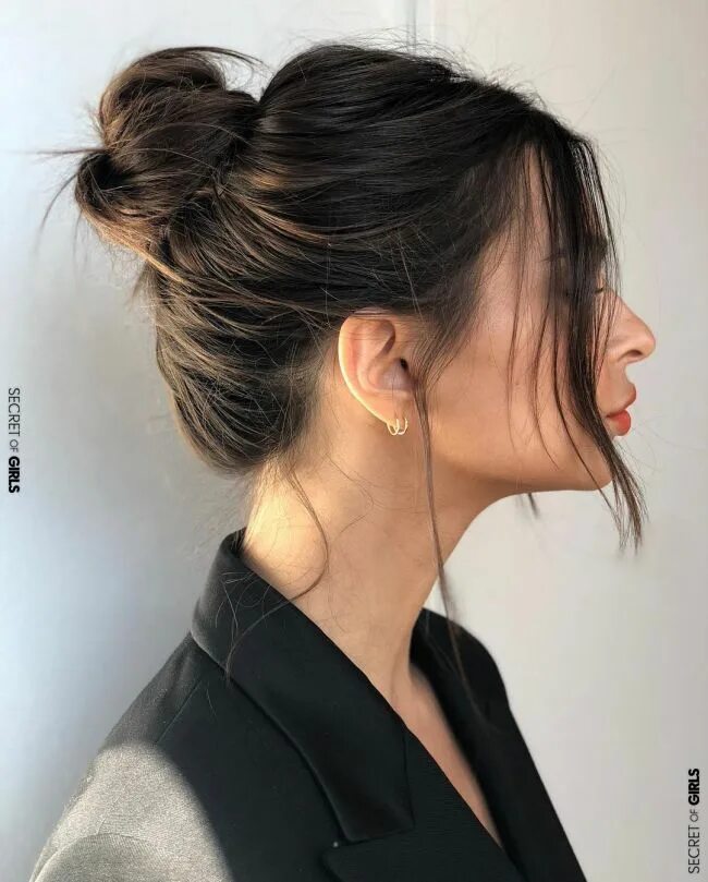 Повседневный прическа средний 20 Bun Hairstyle Ideas That Require Virtually No Energy #Summer #Hairstyle #Hair