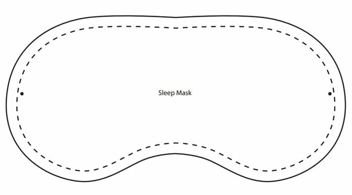 Повязка для сна своими руками выкройка Sem título (700x389, 47Kb) Diy sleep mask, Sewing projects, Diy sewing