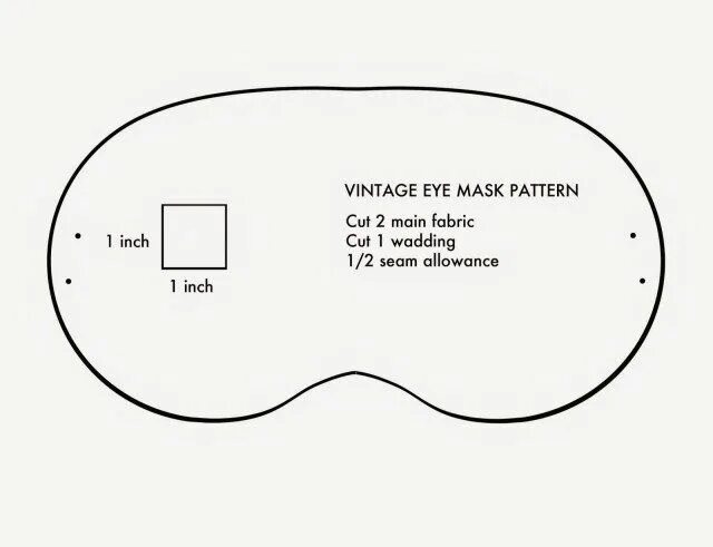 Как сделать маску для сна своими руками (Мастер класс) Лавка идей Мастер классы 