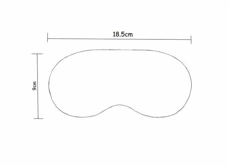 Повязка на глаза своими руками выкройка Pin en Ободок Proyectos de costura para principiantes, Antifaces para dormir, Má